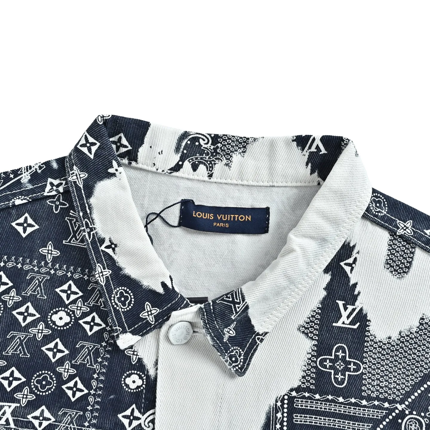 Louis Vuitton/Louis Vuitton cashew flower denim jacket
